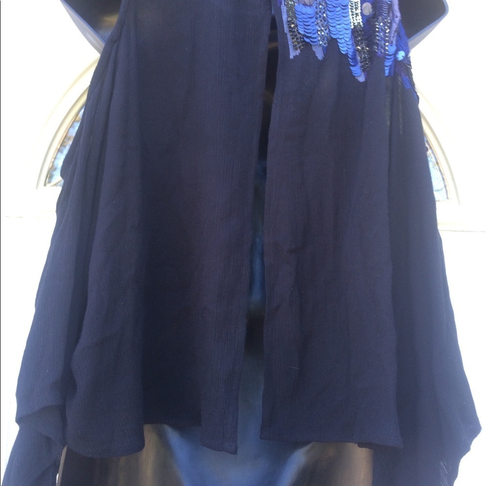 🌹free people off the shoulder rhinestones blouse - Picture 5 of 8